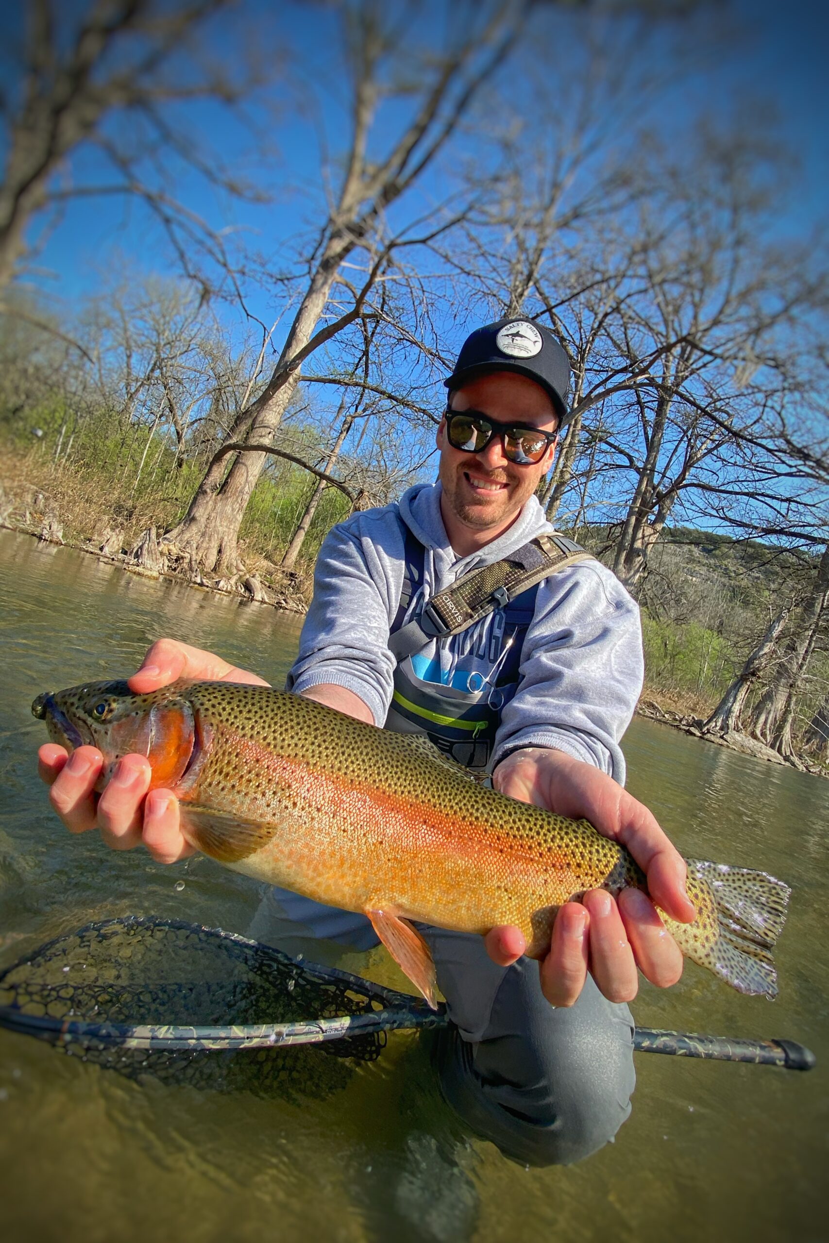 Guided Guadalupe River Trout Fishing