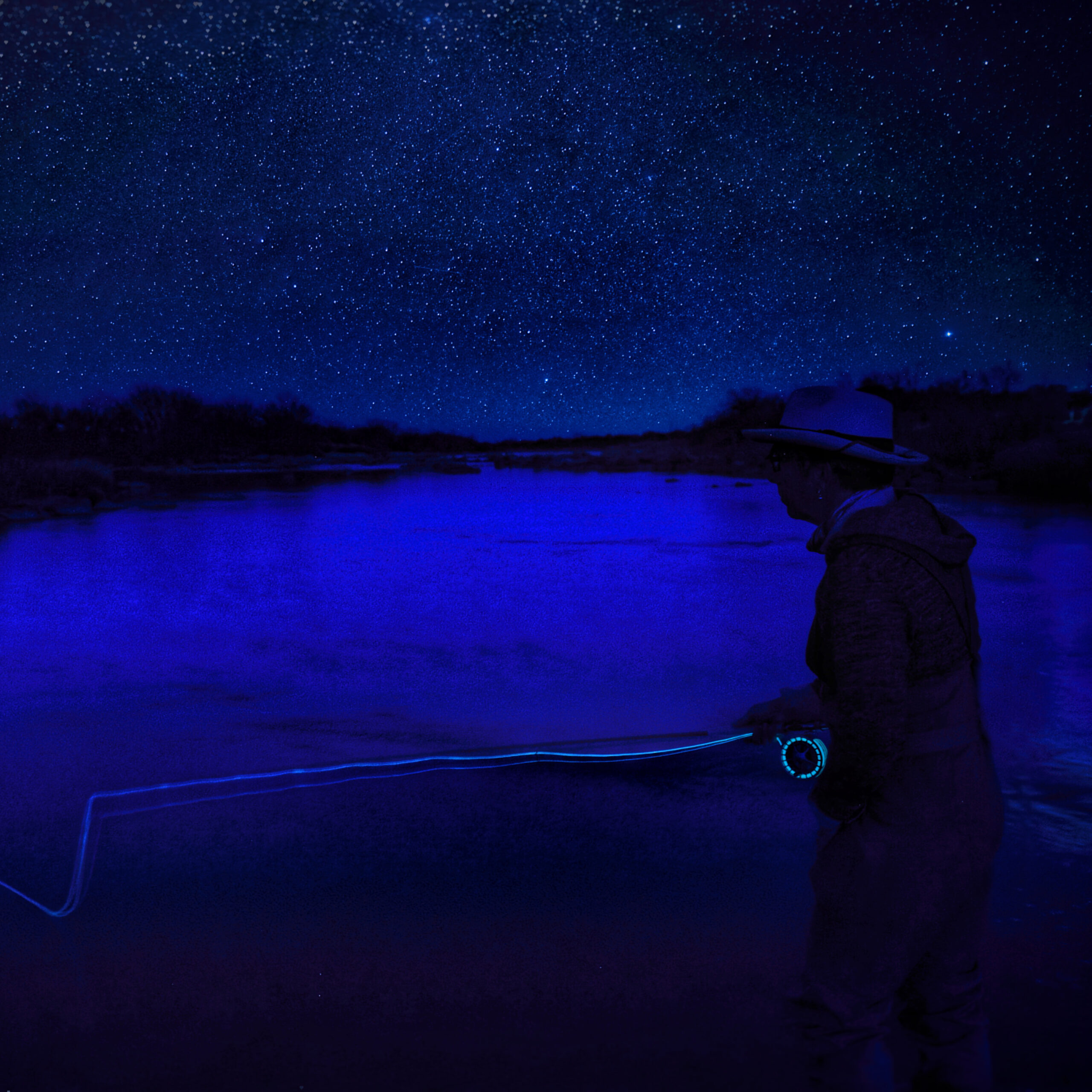 Fly by Night” Glow in the Dark, Night Sky Fly Fishing Experience